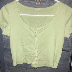 Light green brandy Melville button up